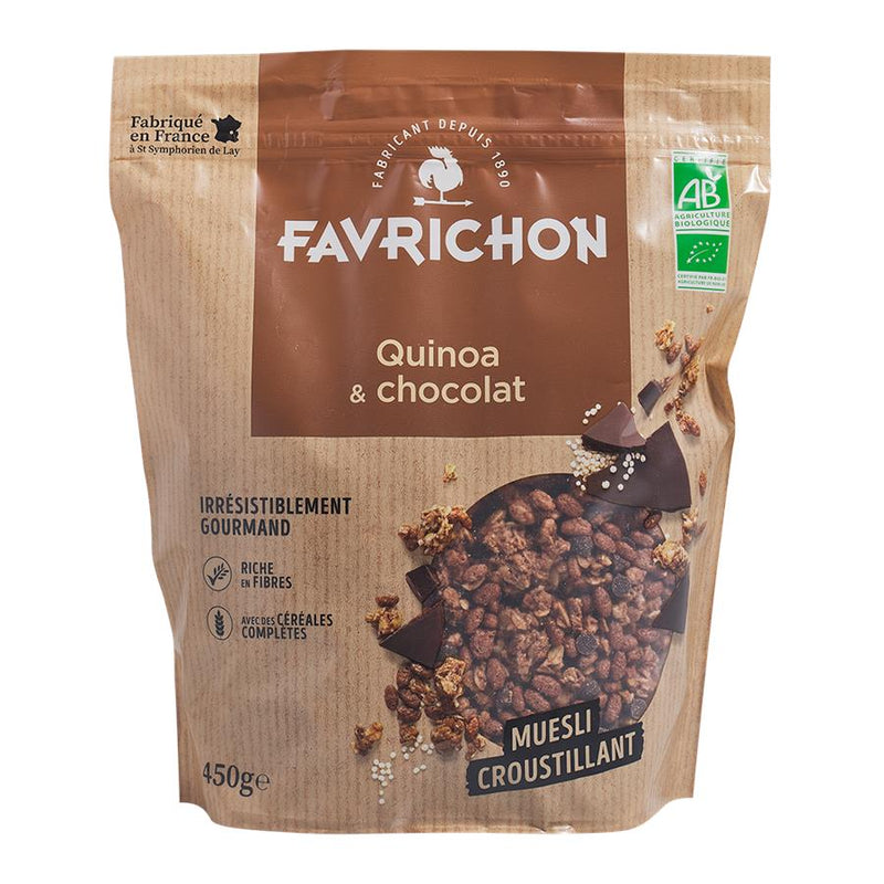 Favrichon Muesli Quinoa &amp; Choc 450g