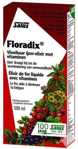 Floradix kruidenelixer 400 + 100ml GRATIS