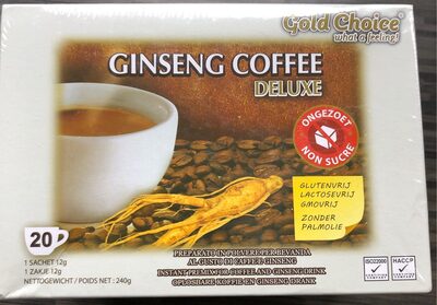 Ginseng Coffee ZS Gold Choice (sans sucre) 20x12g
