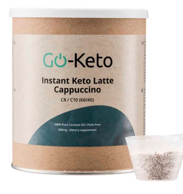 Go-Keto Instant Keto Latte Cappuccino 250g