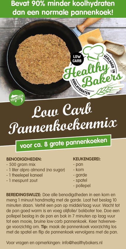 Healthy Bakers Pannenkoekenmix 500g