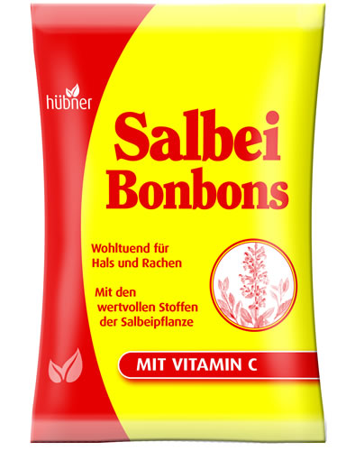 Hübner Bonbons à la Sauge + Vit C 40g