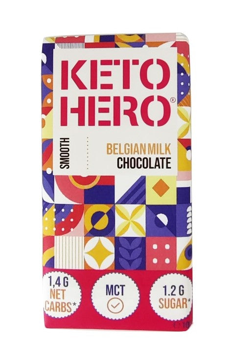Keto Hero Belgian Chocolade 75% puur 100g