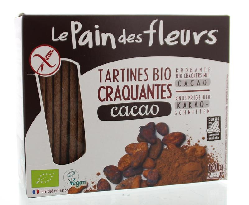 Le Pain de Fleurs Cacao Crackers