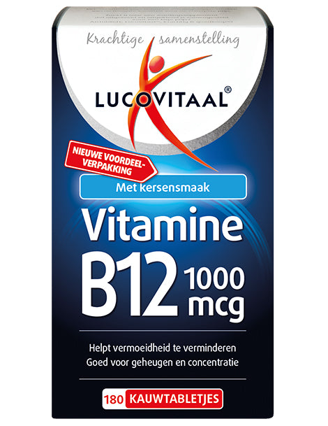 Lucovitaal B12 Vitamine 1000mcg Un par jour 180 comprimés