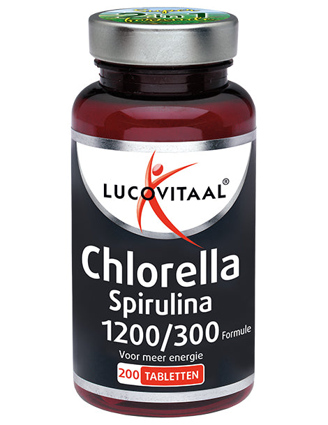 Lucovitaal Chlorella Spirulina 200 tabl - snelverkoop tht. 7-2022