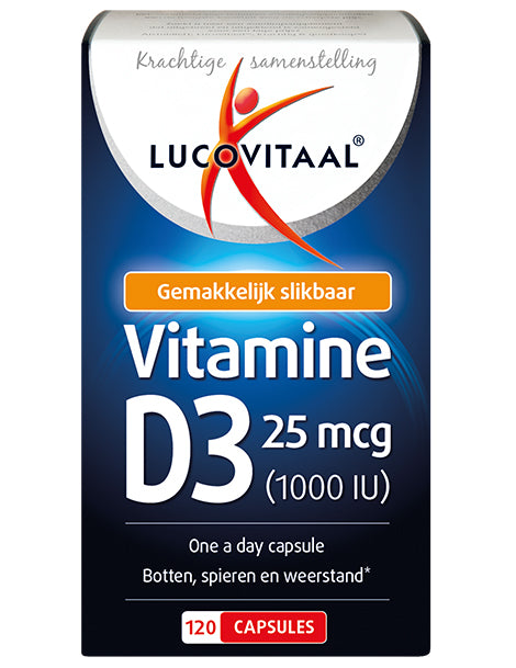 Lucovitaal Vitamine D3 25mcg 120 gélules
