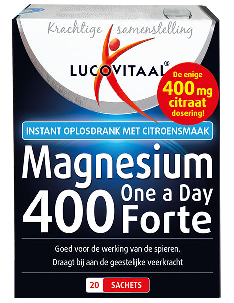 Lucovitaal Magnésium 400 Forte Granulés 20 sachets