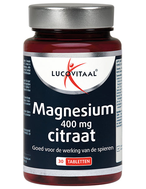 Lucovitaal Magnésium Citrate 400 mg 30 comprimés