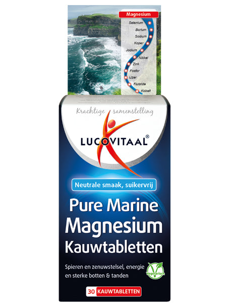 Lucovitaal Magnesium Marine Kauwtablet 30 tabl