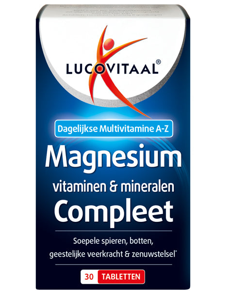 Lucovitaal Magnésium, Vitamines &amp; Minéraux 30 tabl