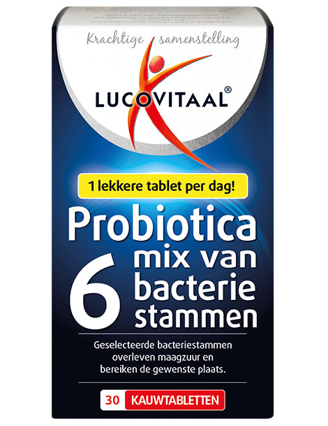 Lucovitaal Probiotica 6 Bacterie Stammen 30 tabl