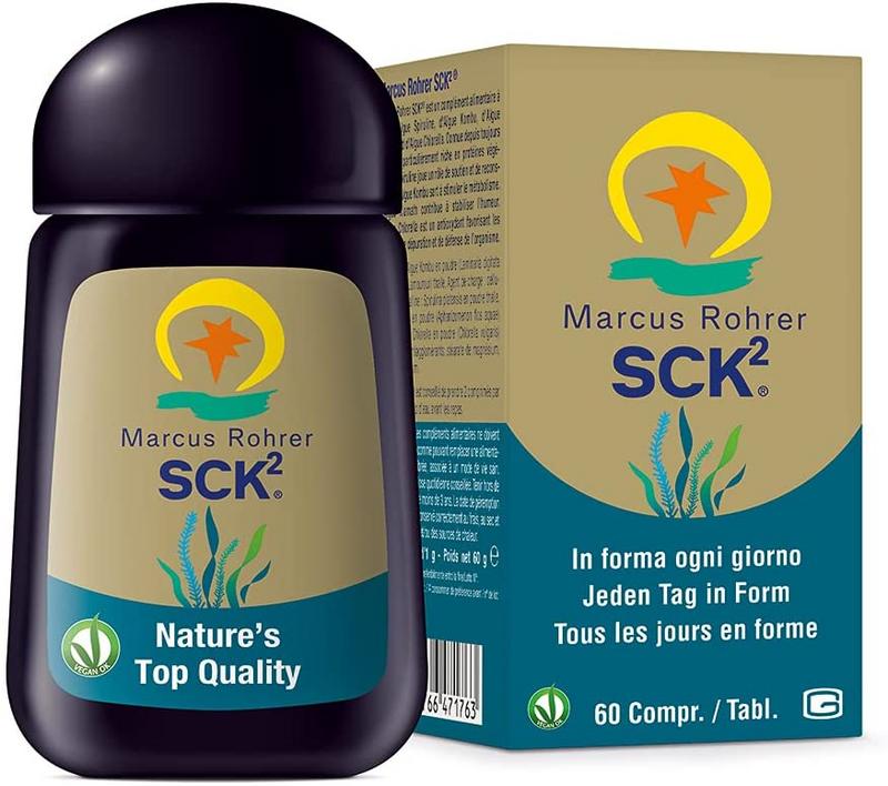 MARCUS ROHRER SCK² Spiruline/Chlorelle/Klamath 60 comprimés