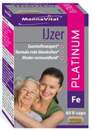 Mannavital Ijzer Platinum 60 v-caps