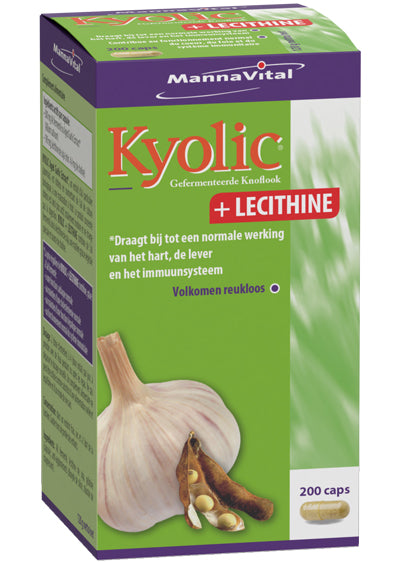 Mannavital Kyolic + Lécithine 200 gélules.