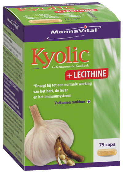 Mannavital Kyolic + Lécithine 75 gélules.