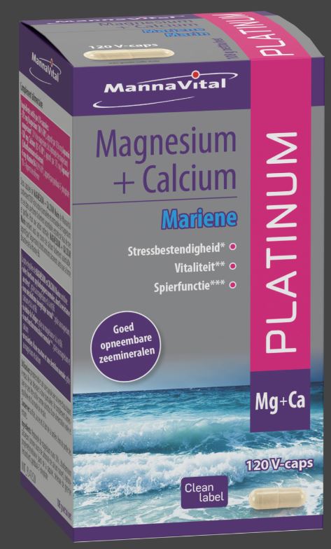 Bouchons Mannavital Marine Magnésium + Calcium 120 V