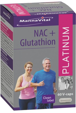 Capsules Mannavital NAC+Glutathion 60 V