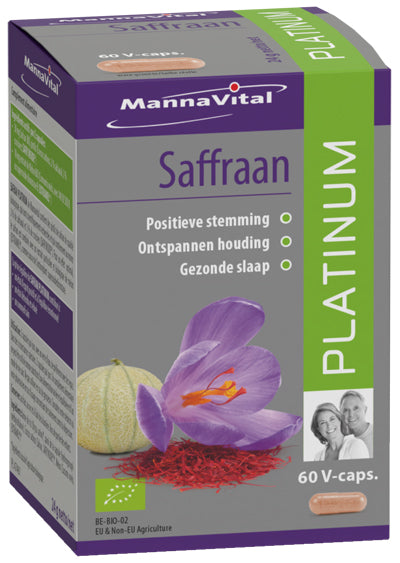 Mannavital Safran 60 capsules en V