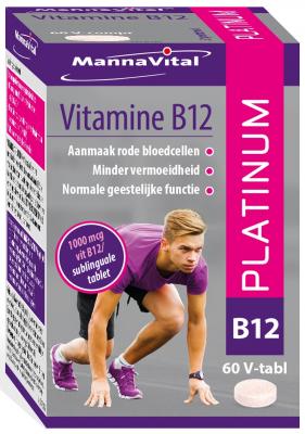 Mannavital Vitamine B12 Platine 60 V Comprimés