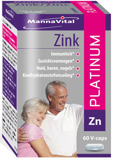 Mannavital Zink Platinum 60 V-capsules