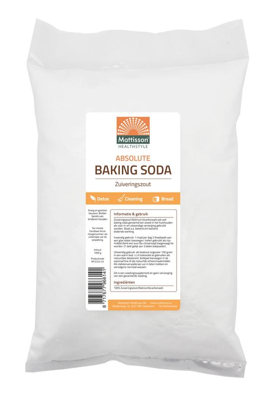 Mattisson Baking soda - bicarbonate de soude (bicarbonate de sodium) 1000g