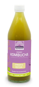 Mattisson Kombucha Gingembre &amp; Matcha Bio 500ml
