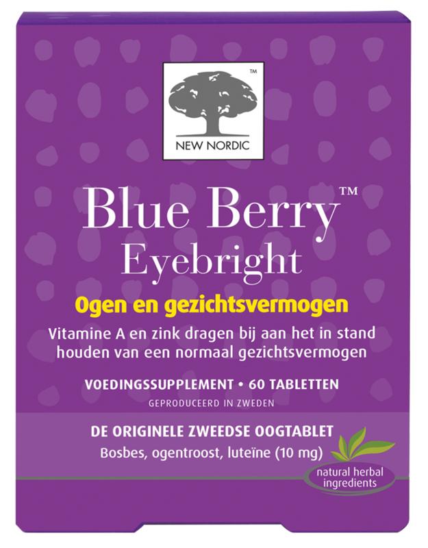 NEW NORDIC Blue Berry Eyebright 60 tab