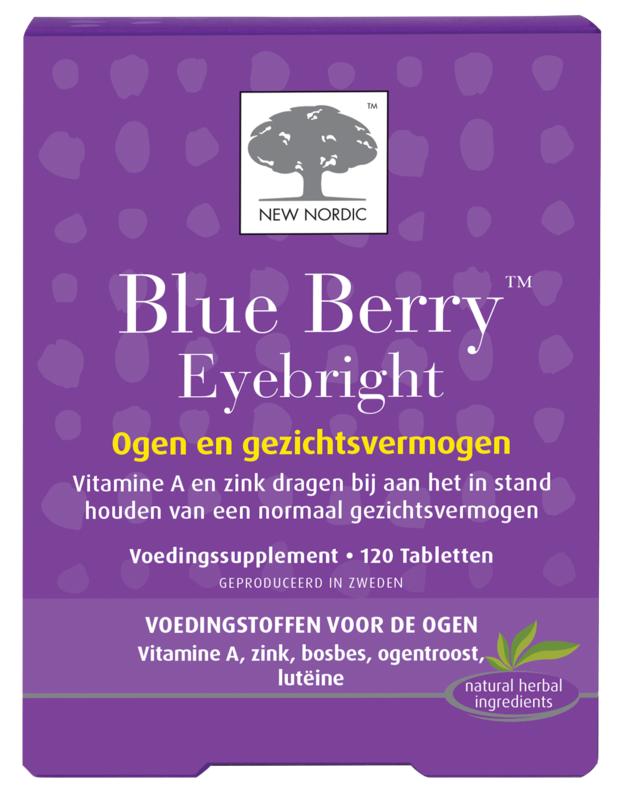 NEW NORDIC Blue Berry Euphraise Maxi 120 tab