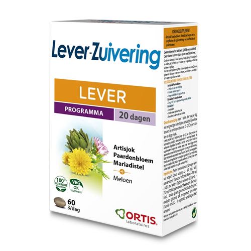 Ortis Lever Zuivering 4 x 15 tabletten