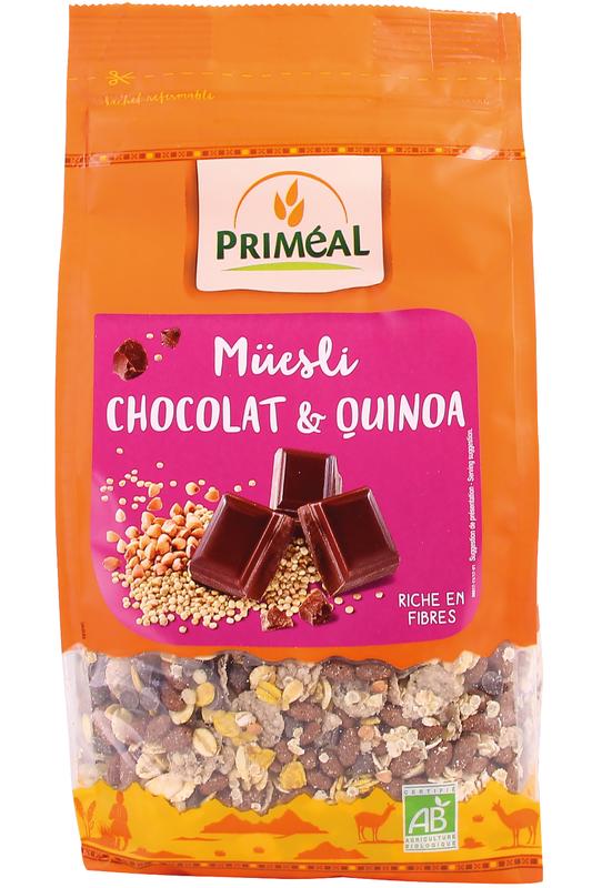 Muesli chocolat quinoa PRIMEAL 350g