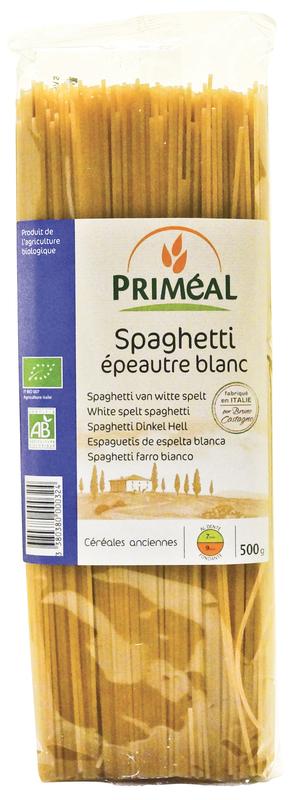 PRIMEAL spaghetti d'épeautre blanc 500g