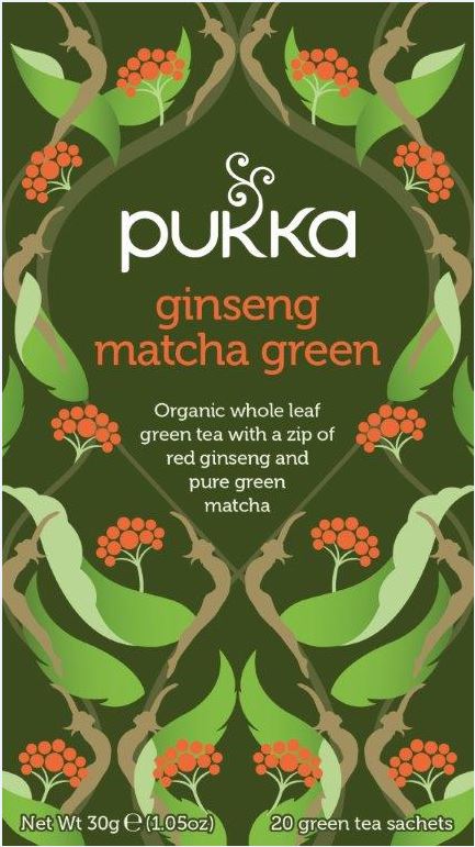 PUKKA Ginseng matcha green 20 builtjes