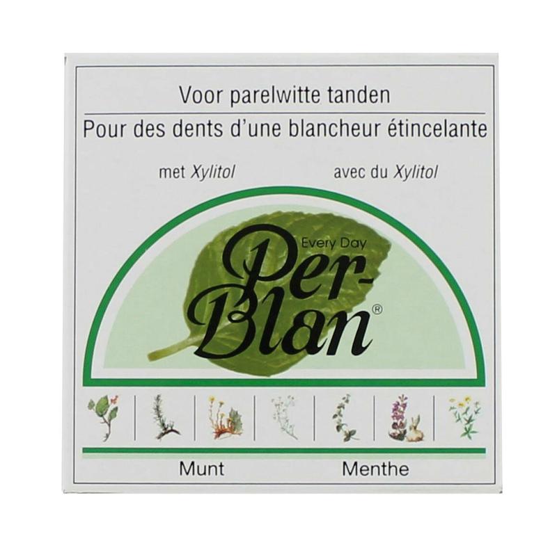 Perblan Poudre Dentaire Herbal Menthe 30g CE