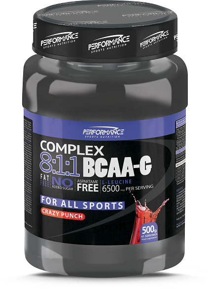 Performance BCAA 8/1/1 POUDRE Crazy Punch 500GR