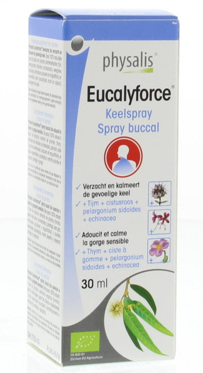 Physalis Eucalyforce® spray pour la gorge 30 ml