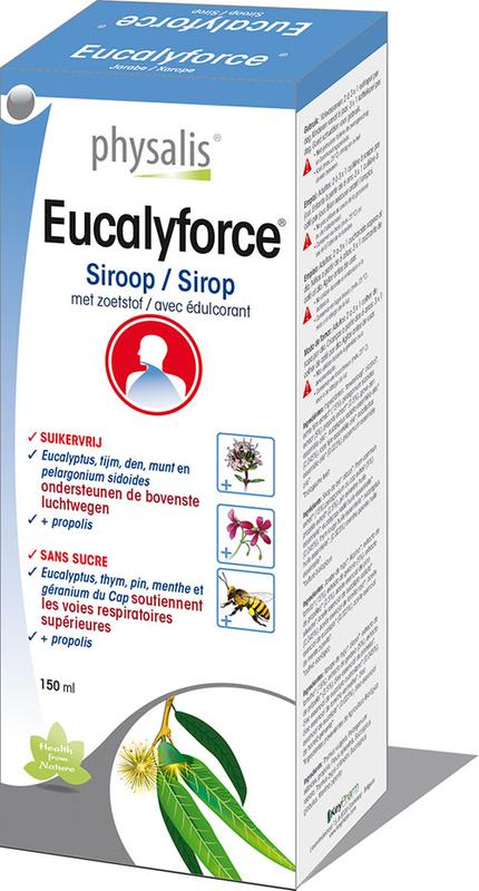 Physalis Eucalyforce® siroop suikervrij 150 ml