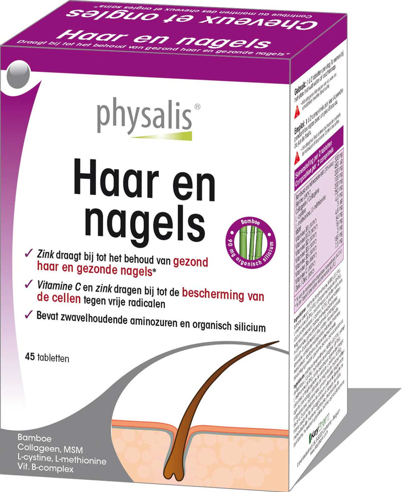 Physalis Haar & nagels 45 tabletten