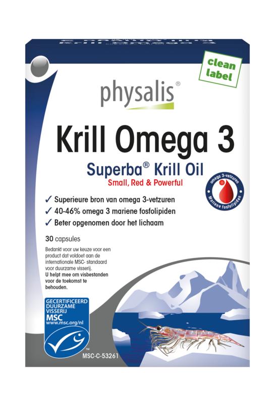 Physalis Krill Oméga 3 60 capsules molles
