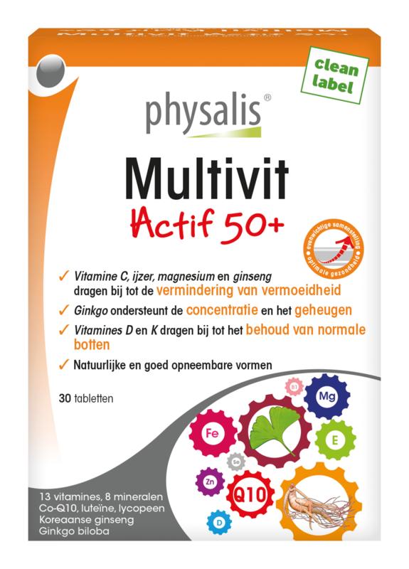 Physalis Multivit Actif 50 + 30 tabletten