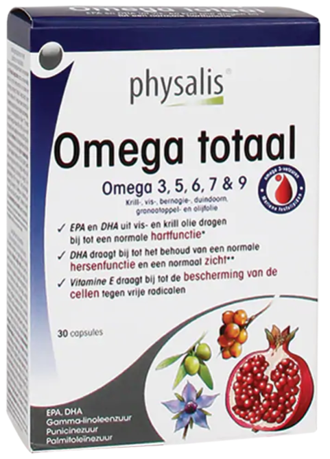 Physalis Omega total de 30 capsules souples