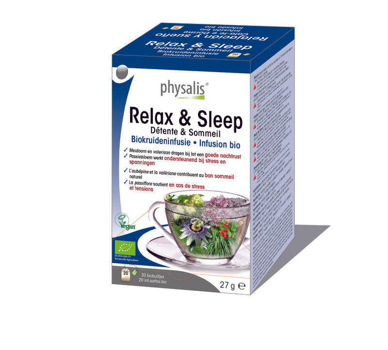 Physalis Relax & Sleep infusie 20 builtjes
