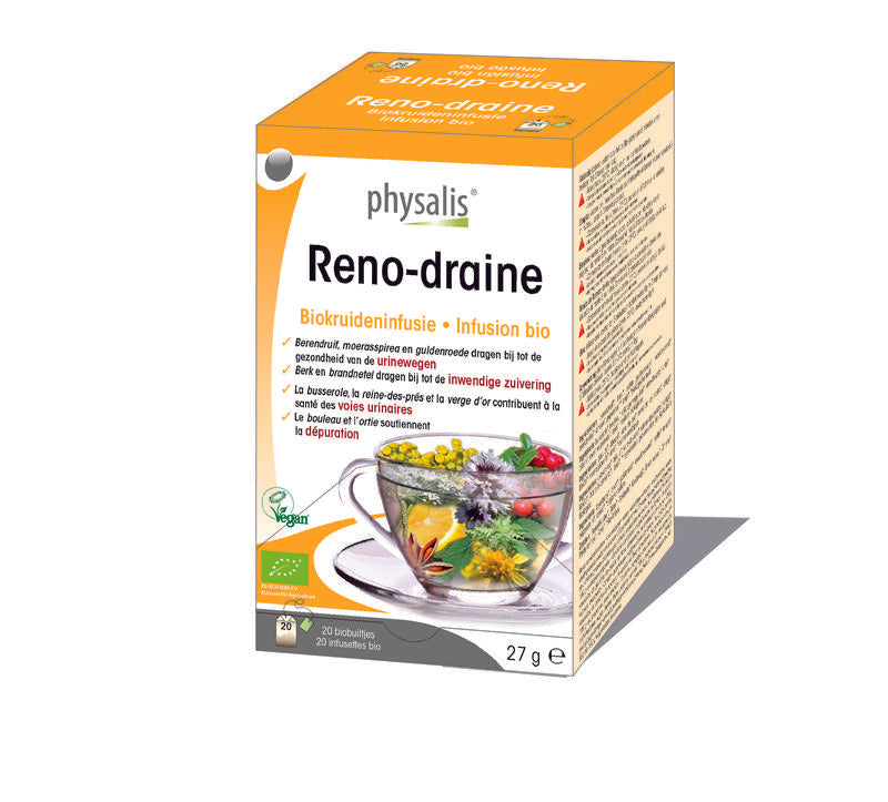 Physalis Reno-draine infusie 20 builtjes