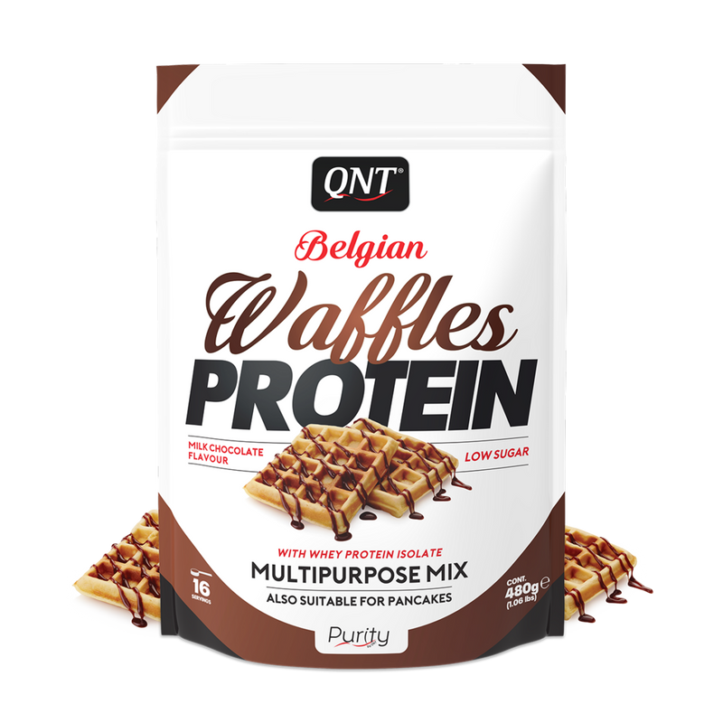 QNT Belgian Waffles (Melk chocolade Wafels) 480g