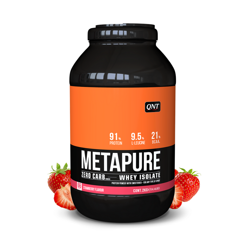 QNT MetaPure Isolate Aardbei Low Carb 2kg