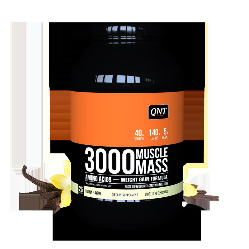 QNT Muscle Mass 3000 Vanille 1,3 kg