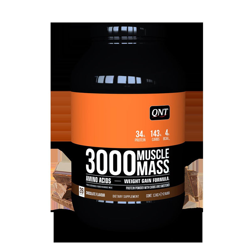 QNT Muscle Mass 3000 chocolade 1,3kg