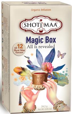 SHOTI MAA THE(E ) MAGIC BOX: 7 chakra's + 5 elementen