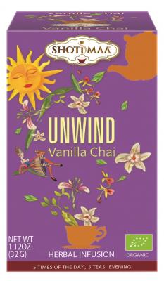 SHOTI MAA THE(E ) UNWIND - chai vanille - 16 sachets