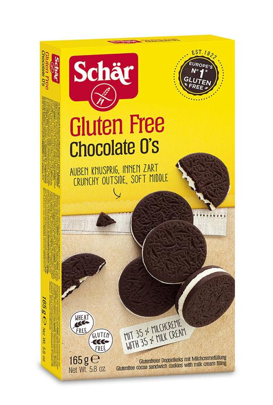 Schar Biscuits fourrés cacao, sans gluten 